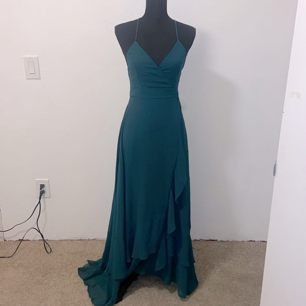 Green beautiful dress NWOT
